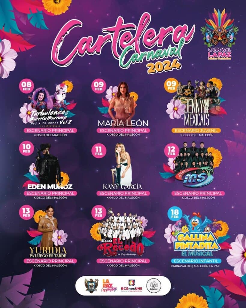 CarnavalLaPaz2024Schedule