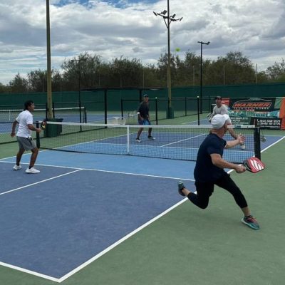 pickleball players