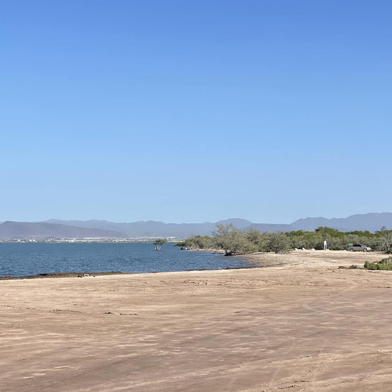 Comitán Beach on the Lagoon de La Paz