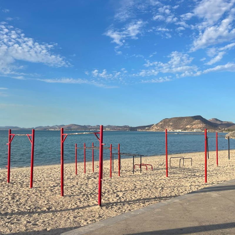 Recently added, free public fitness equipment