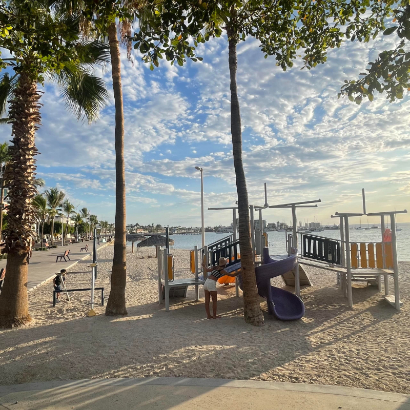 Family friendly parks with natural shade